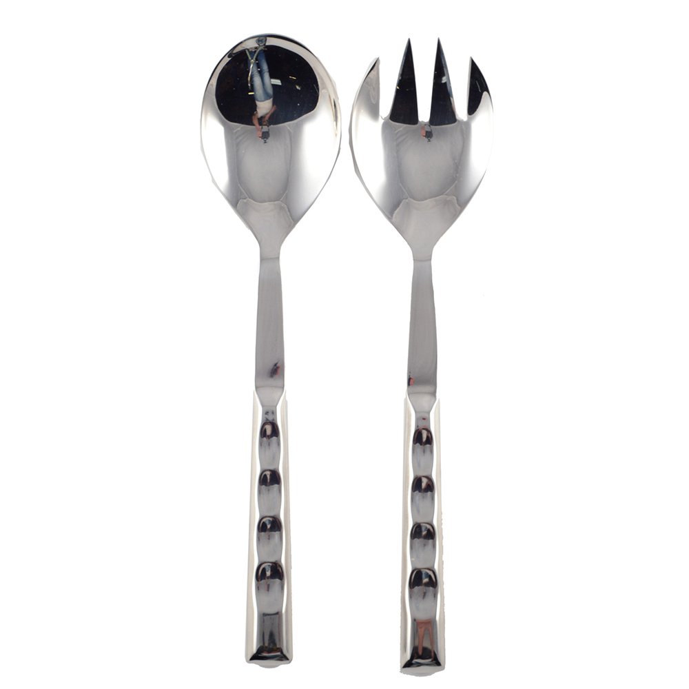 SALATSERVICE AUS SILBER, 28,5 CM