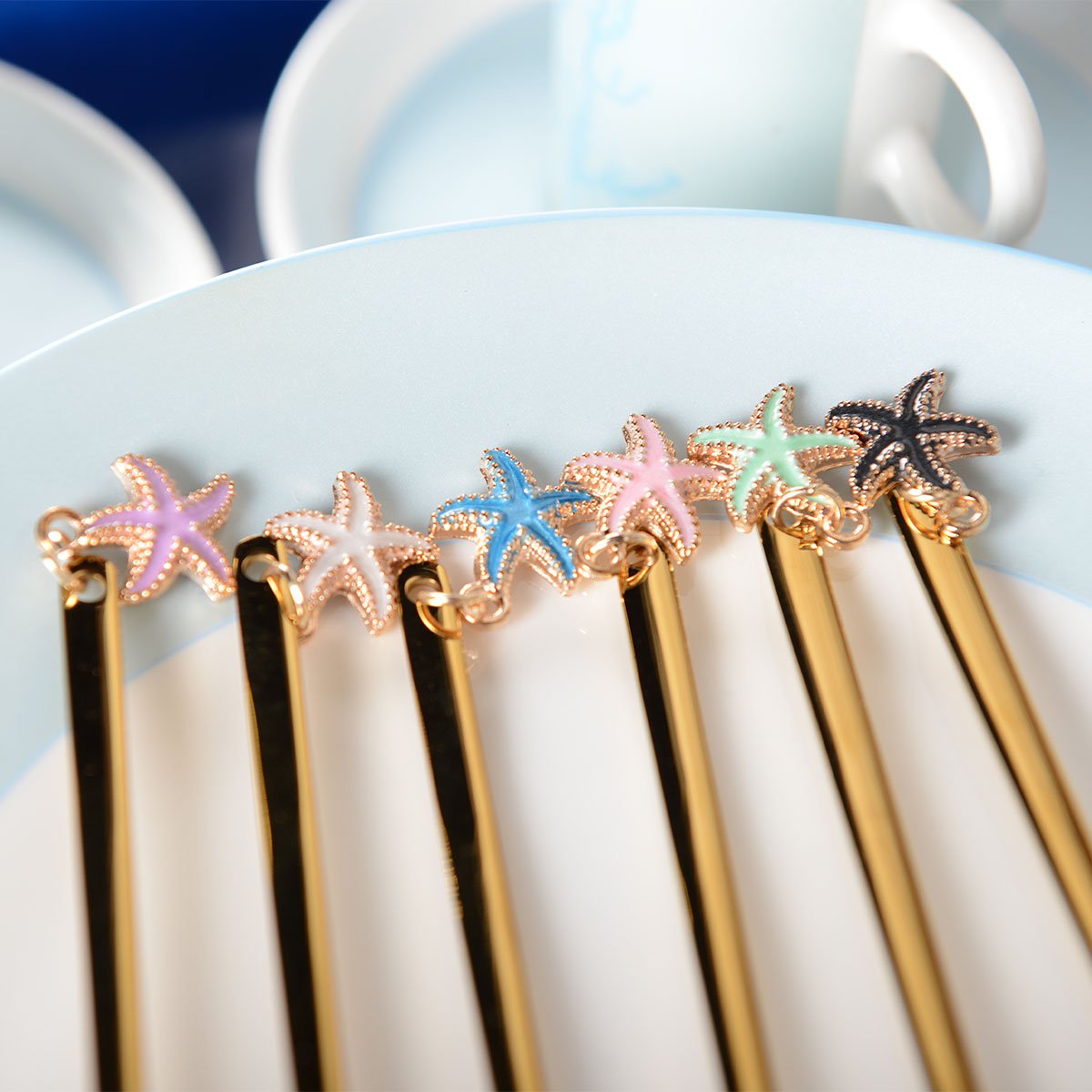 GOLDEN STAR DESSERTGABELN – 6ER-SET
