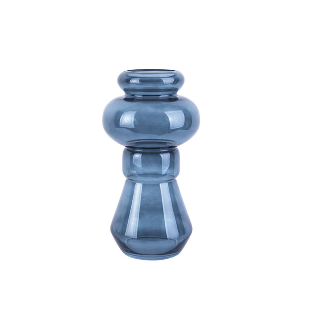 PT Vase Morgana Glass Blau