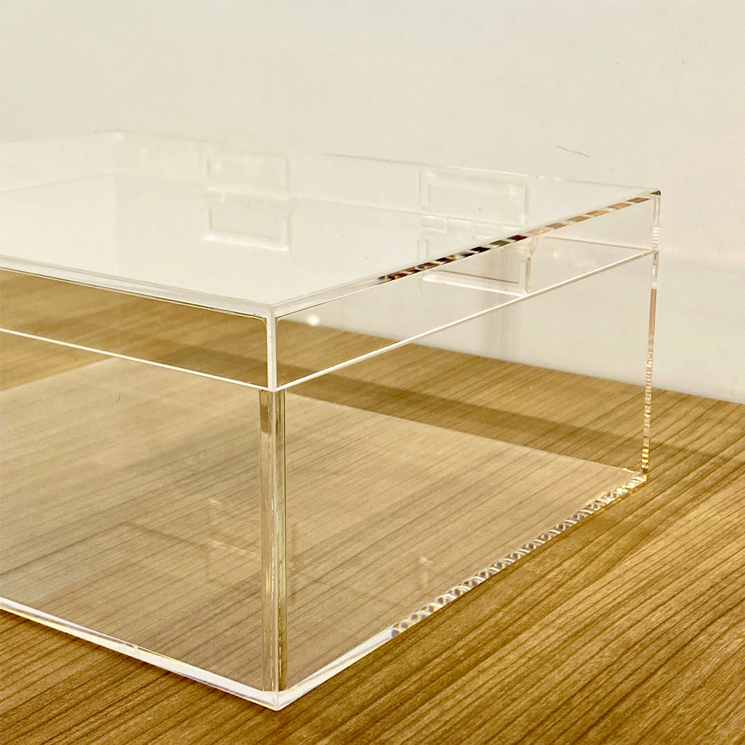Acrylglasbox mit Deckel 25x20xH10 cm
