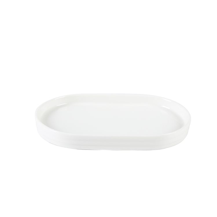 Creil Oval Porzellan Servierplatte 20x8,8 cm Modell Nr: 62