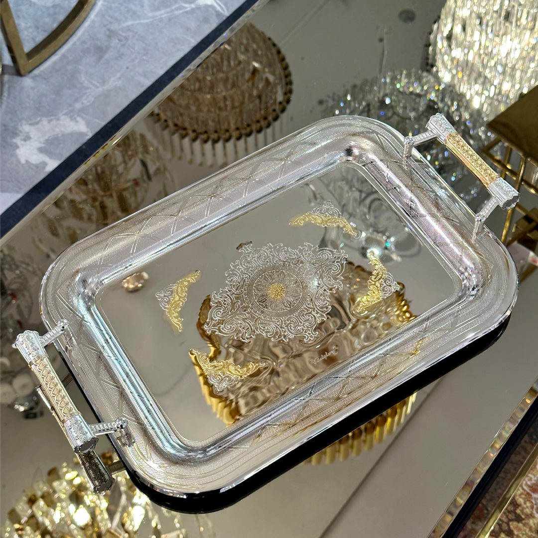 Sina Premium Tablett gold&silber