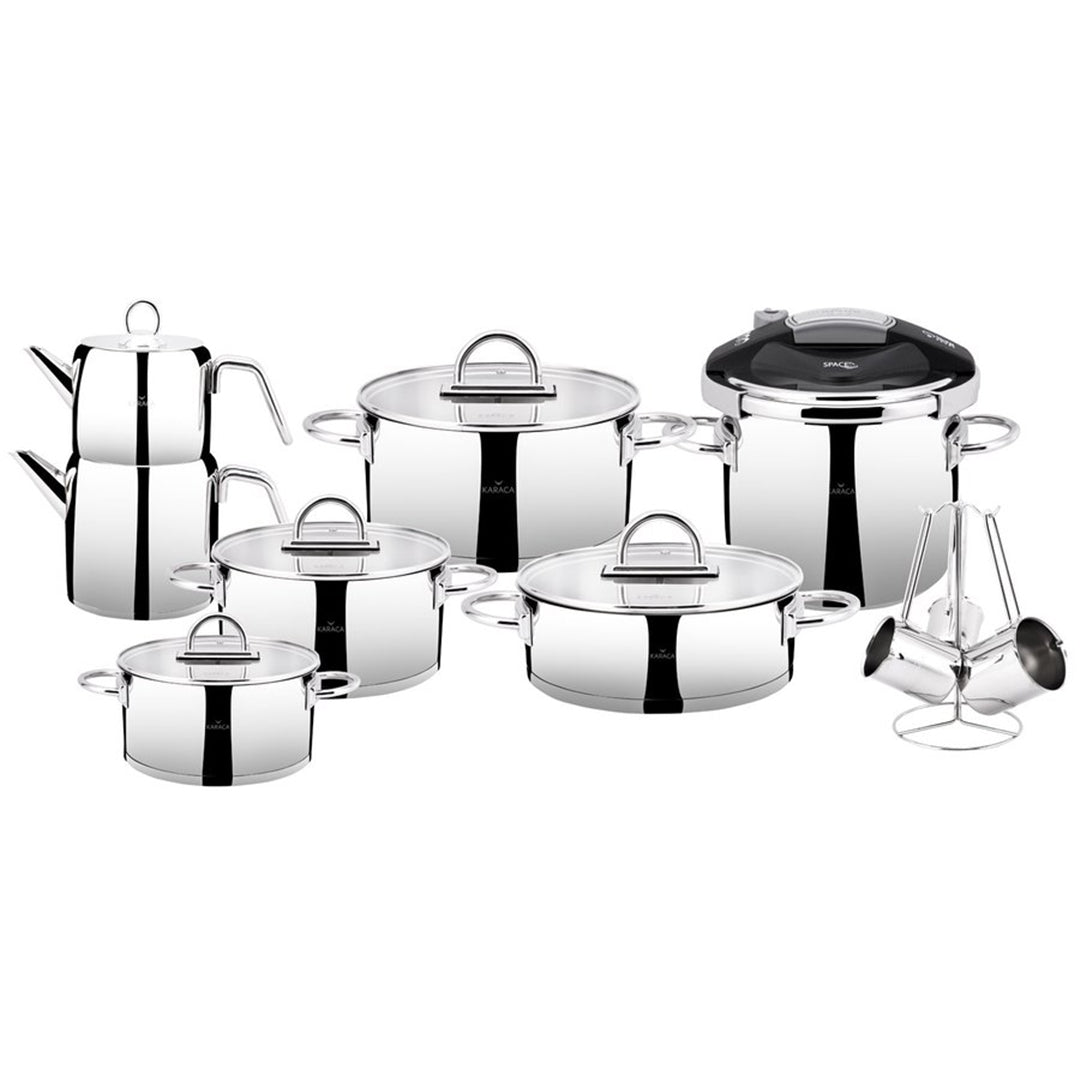 Karaca Platinum Mega Kochtopf Set Non-toxic