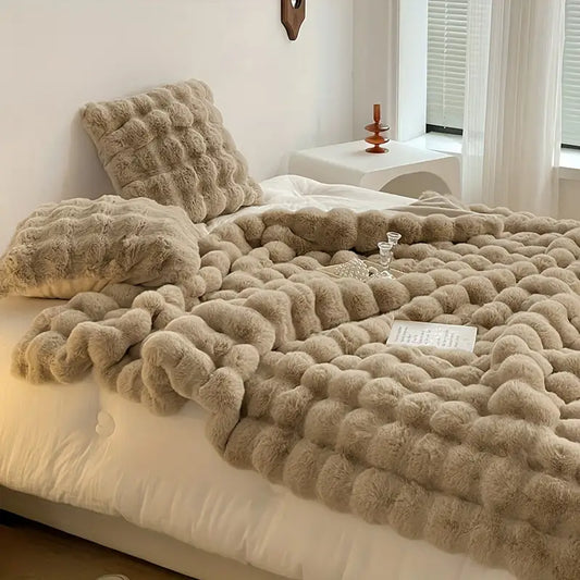 Die Plüschdecke, Über die Alle Sprechen! - WarmWol Kuschelige Decke