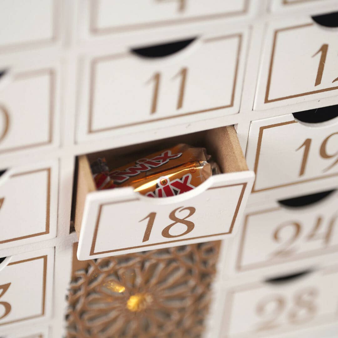 Ramadan Countdown-Kalender aus Holz - Moschee