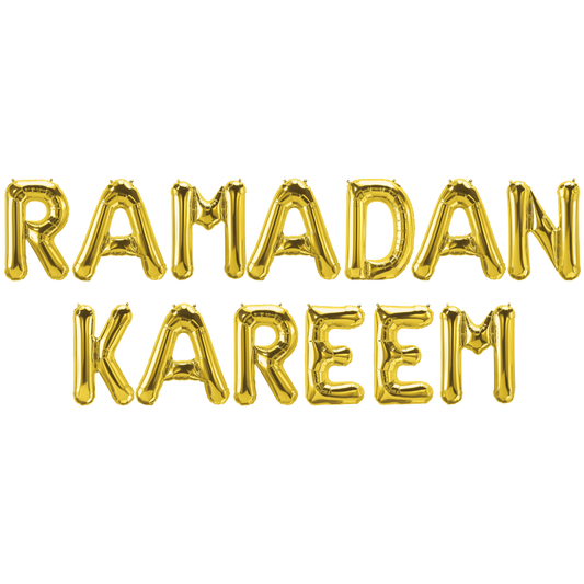 Ramadan Kareem Folienballons: Gold