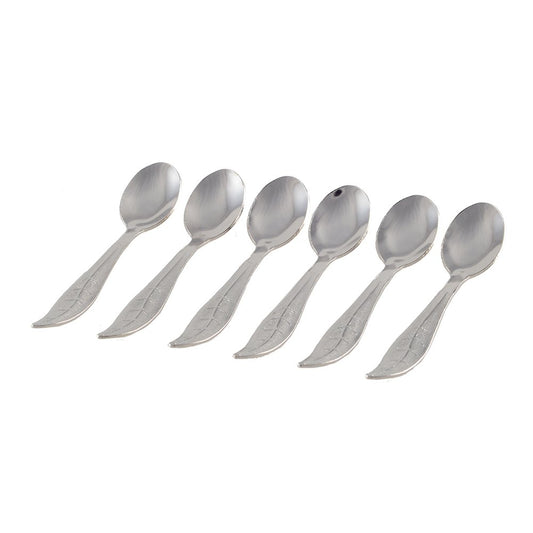 LÖFFEL SILBERBLATT 6ER SET