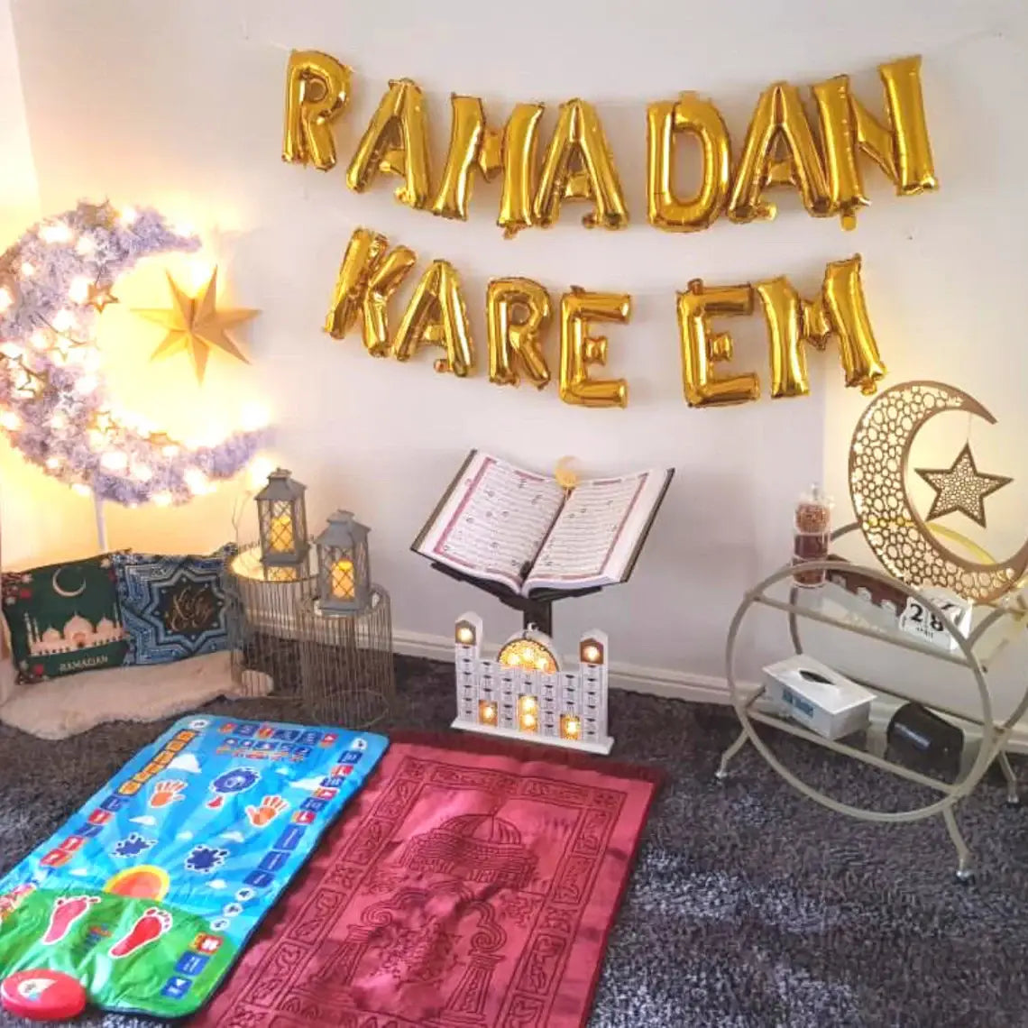 Ramadan Kareem Folienballons: Gold