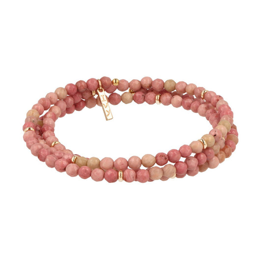 Ivy Dreifacharmband Pink – Klein