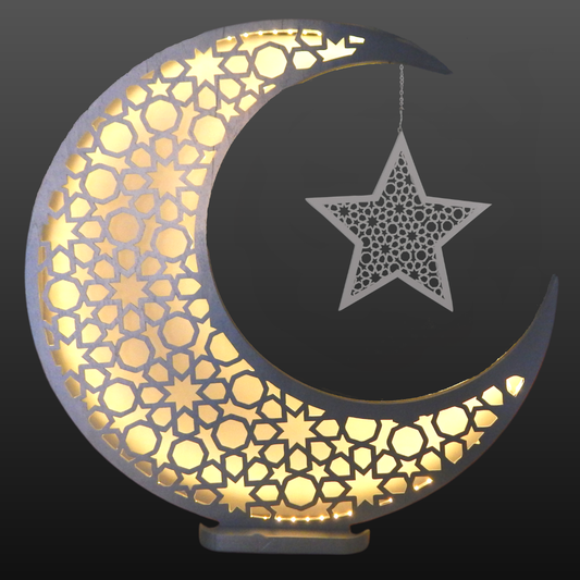 Großer Mond und Stern, Silber