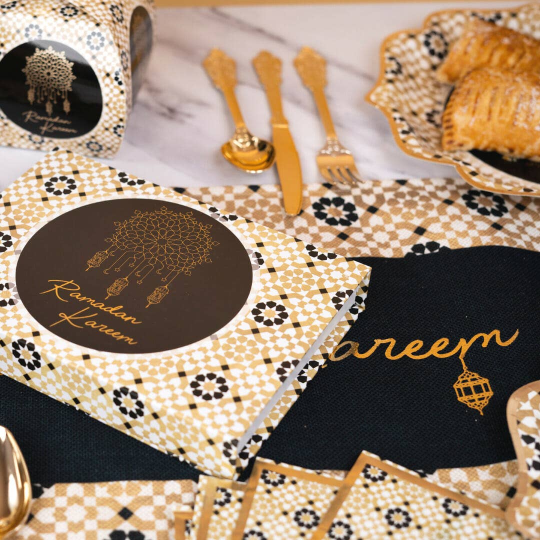 Ramadan Kareem Geschenkbox - Schwarz & Gold