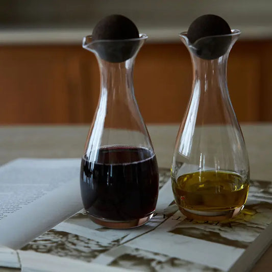 Nature Essig - Öl Flasche mit Korken Stopfen