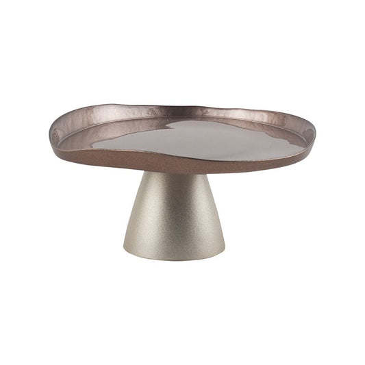 BODRUM PATISSERIE PLATTE | 21 CM TAUPE-CHAMPAGNER