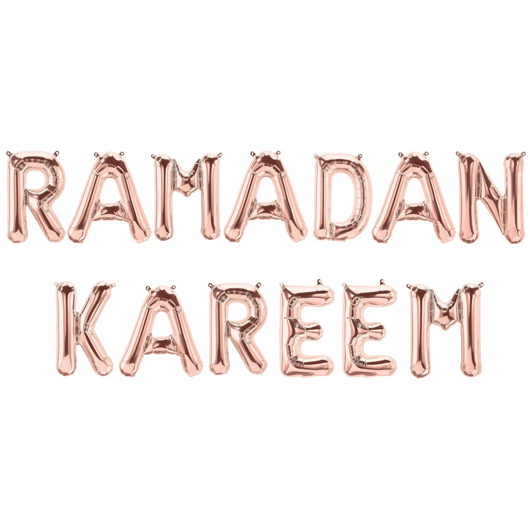Ramadan Kareem Folienballons: Gold