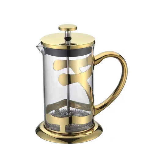 Gold French Press Filter für Kaffee Tee