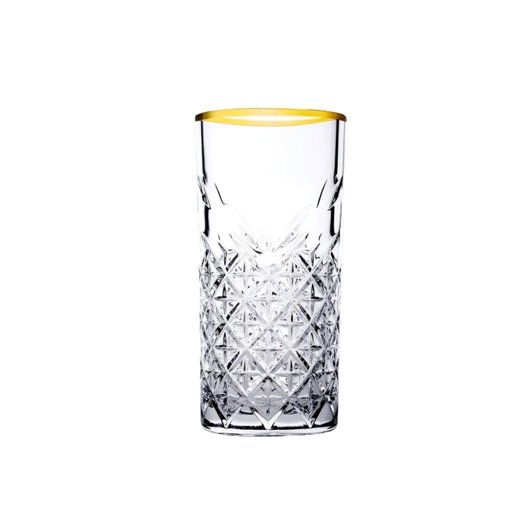 Pasabahce Timeless Gold Longdrink Glas 450 ml 4er Set