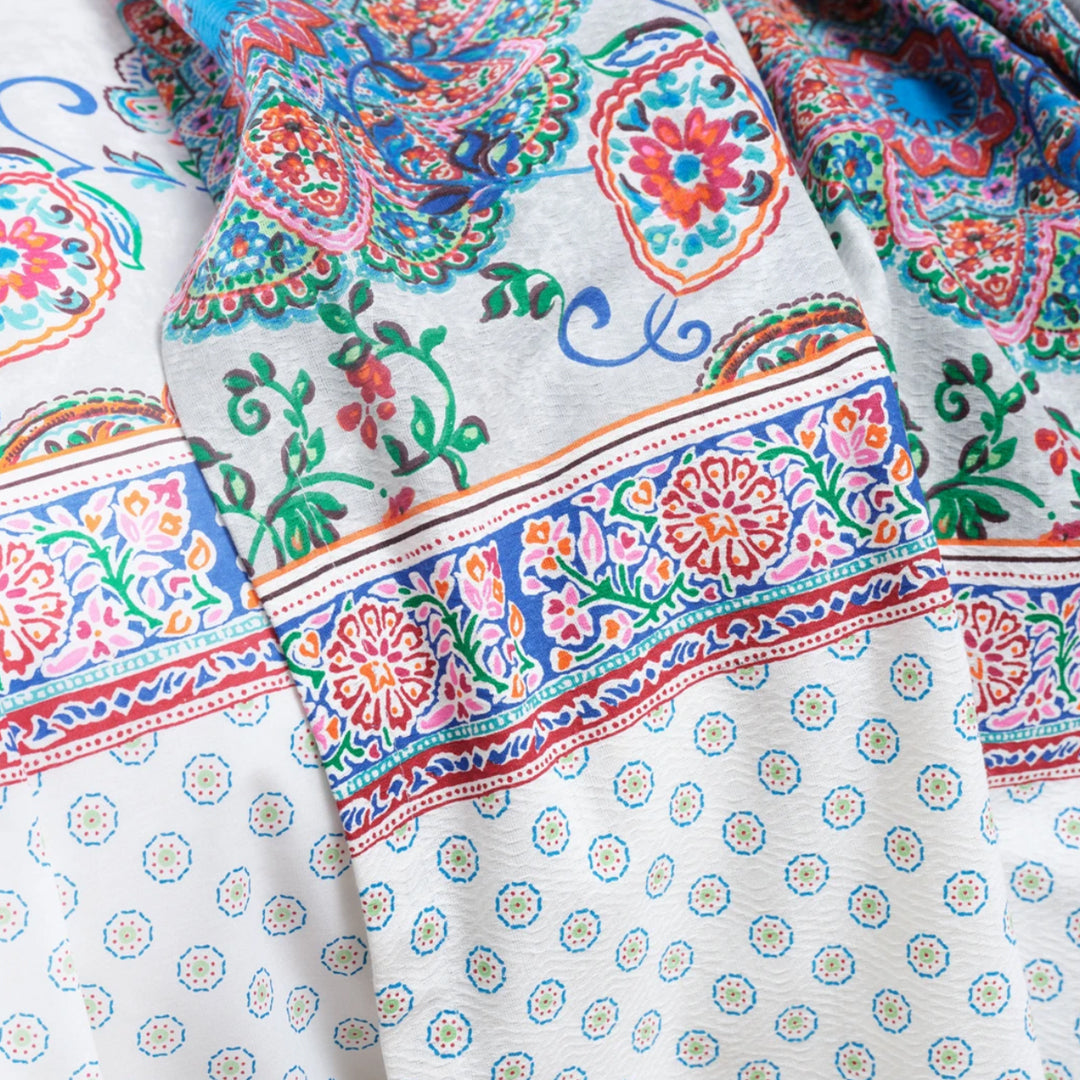 Karaca Home Morela Blau 100% Baumwolle Doppel Bettbezug Set mit Pique Geschenk