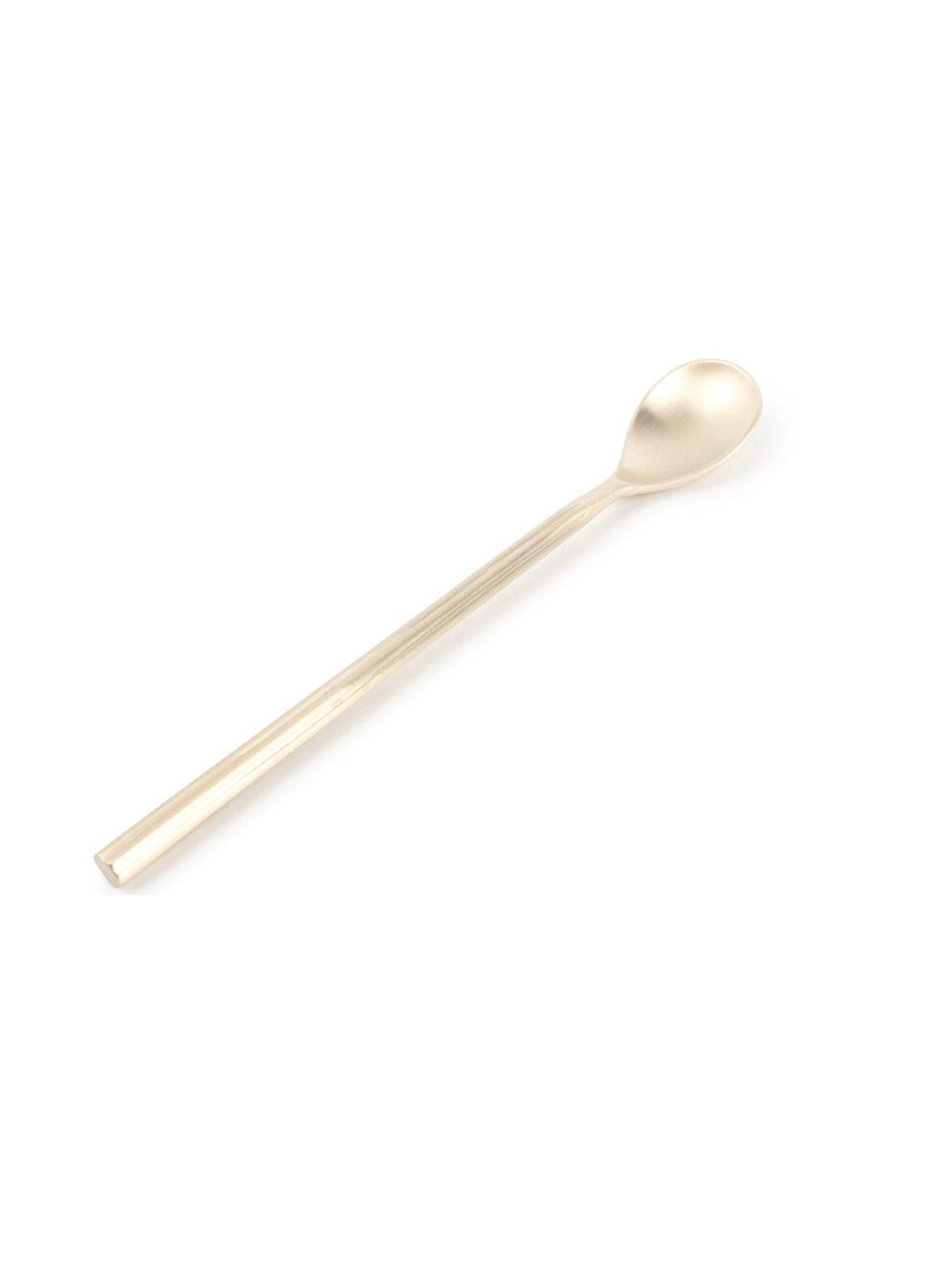 Oro Messing Longdrinklöffel 4 tlg. Matt Gold