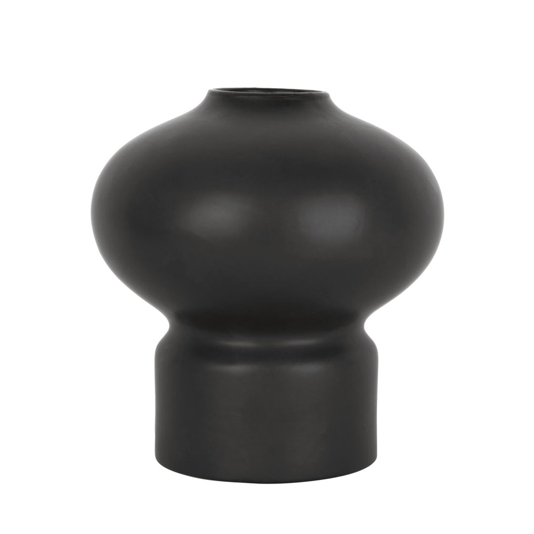 Vase Eminent Sphere Schwarz
