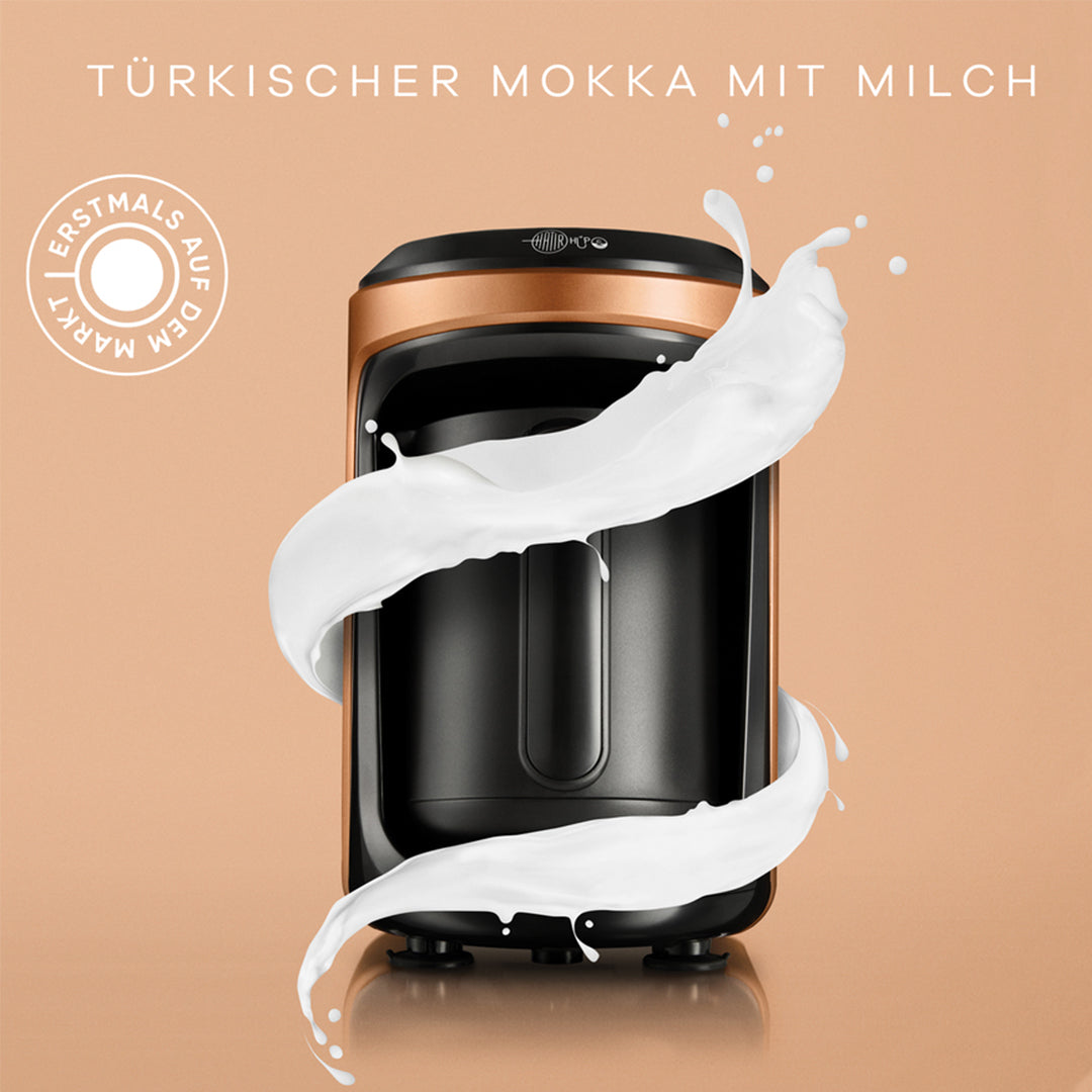 Karaca Hatır Hüps Mokkamaschine für türkischen Mokka mit Milch