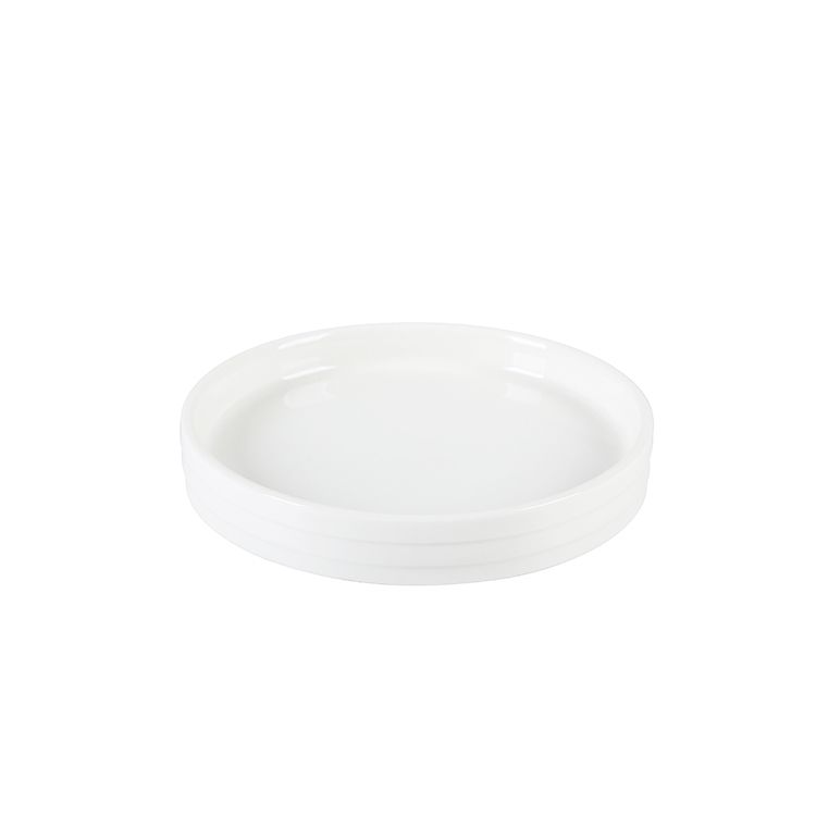 Creil Porzellan Mini Kuchenteller weiss 13,4 cm , Modell Nr: 82