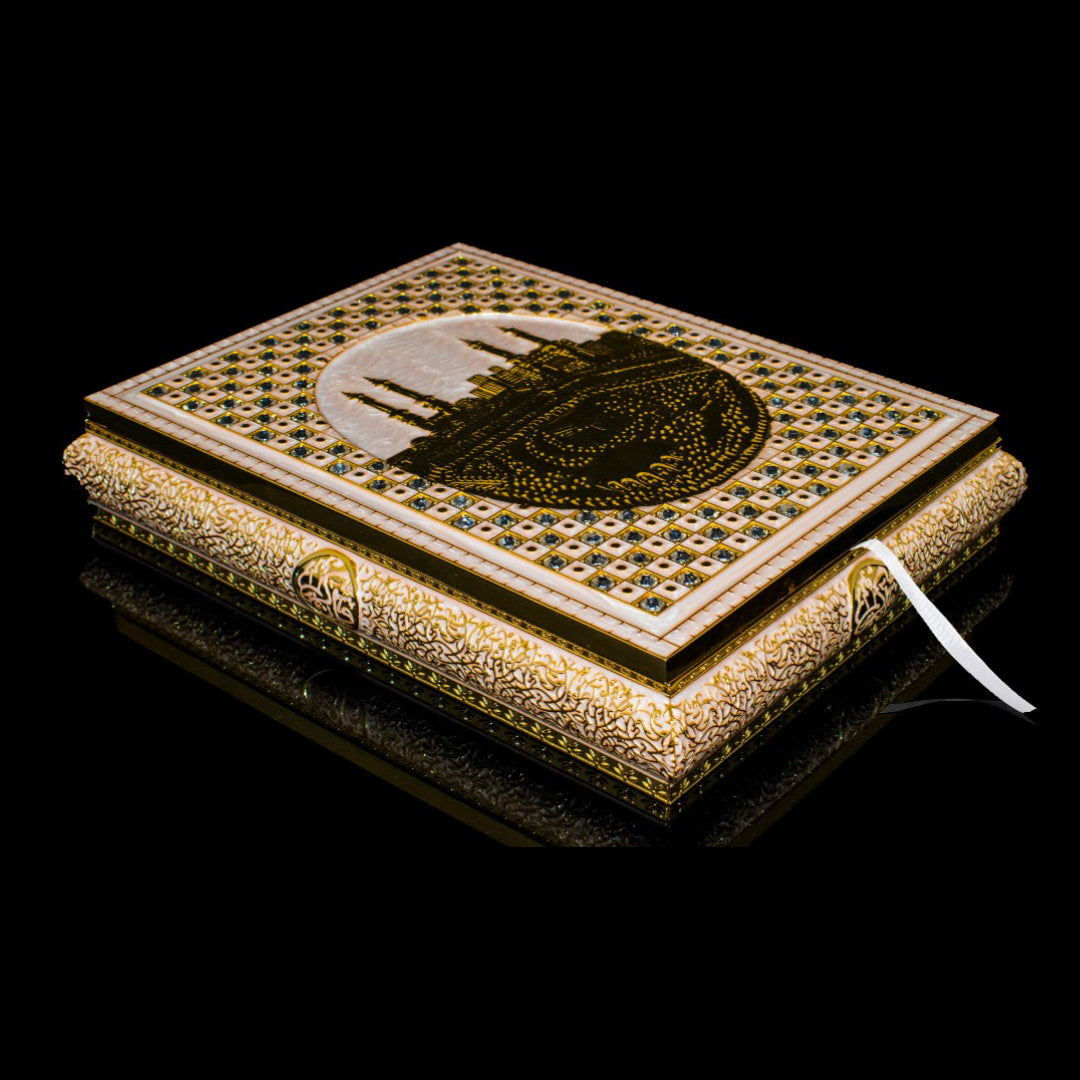 Koran Box mit Standplatz Gold