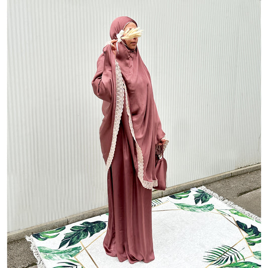 Satin Gebetskleidung 3 tlg.